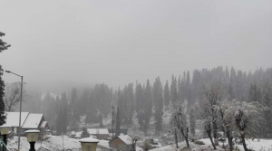 Gulmarg Receives Season’s First Snowfall, Rain Lash Kashmir Plains